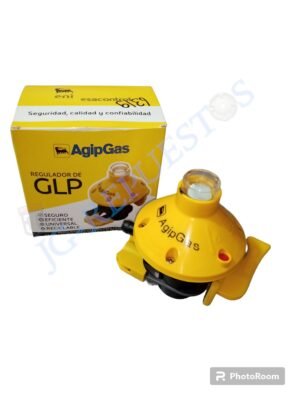 31423.jpg VALVULA DE GAS 2 KG/H COCINA REGULADOR DOMESTICO AGIPGAS, AMARILLO, PLÁSTICO TODAS LAS MARCAS 6319
