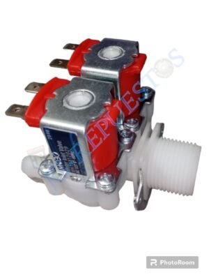 31884.jpg VALVULA MOBO LAVADORA FRIGIDAIRE - ELECTROLUX - LG - SAMSUNG - WHIRLPOOL RECTA UNA ENTRADA 2 SOLENOIDES 2846