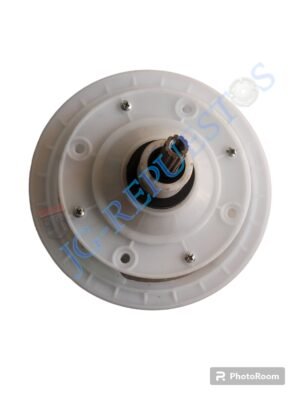 TRASMISION LAVADORA ASIATICA 11 ESTRIAS ARRIBA 3.4 CM CORTO ROSCA ABAJO C/POLEA 4 HUECOS (SMC) 2990