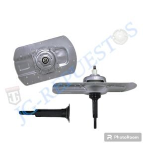 TRANSMISION LAVADORA ORIGUINAL CON BASE GRANDE AMAZONAS FLOTADOR EJE CORTO CON ROSCA EN TUBO 11KG (MABE) 3016MAB