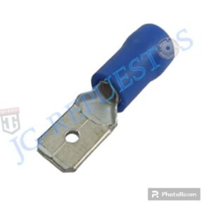 TERMINALES MACHO ANCHO: 5.00MM AZUL 0150