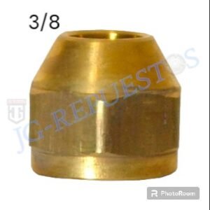 32328.jpg TUERCA 3/8 CÓNICA REFRIGERADORAS CORTA, DIAMETRO INTERNO ROSCA: 1.42CM, DIAMETRO INTERNO ENTRADA: 0.99CM, ALTO: 1.62CM 12388