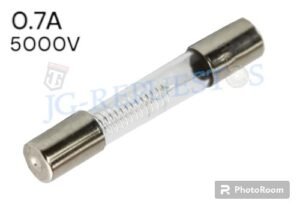Fusible especial de alta presión para horno microondas, 6x40mm, 0,7a,, Fusible de tubo de vidrio, 5000V, 700mA, 6x40mm, 5kV 0602