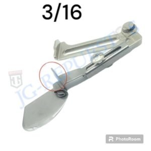 Carpeta de costura de punto de bloqueo, prensador de tubo de dobladillo, dispositivo de prensado de falda de gasa de seda, prensador de dobladillo 3/16 0626