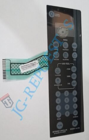 MEMBRANA ORIGINAL MICROONDAS WHIRLPOOL  LARGO: 23.7 CM - ANCHO: 7.4 CM 919