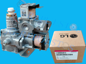 KIT COMPLETO DE VÁLVULA ORIGINAL DE CONTROL DE GAS 2 SOLENOIDES - 0.5PSI ORIGINAL SECADORA A GAS LG  -470-LG