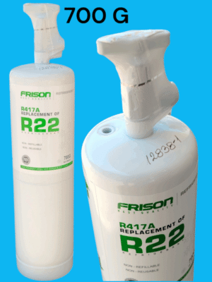 POTE DE GAS REFRIGERANTE R417A  REMPLAZO DE R22 700GR REFRIGERADORA TODAS LAS MARCAS  12838-1